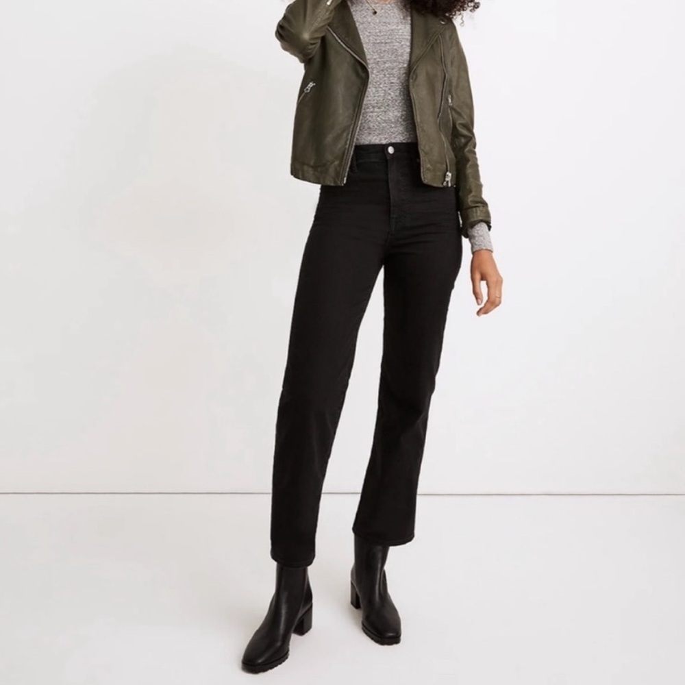 Madewell Slim Wide-Leg Jeans in Lunar Wash